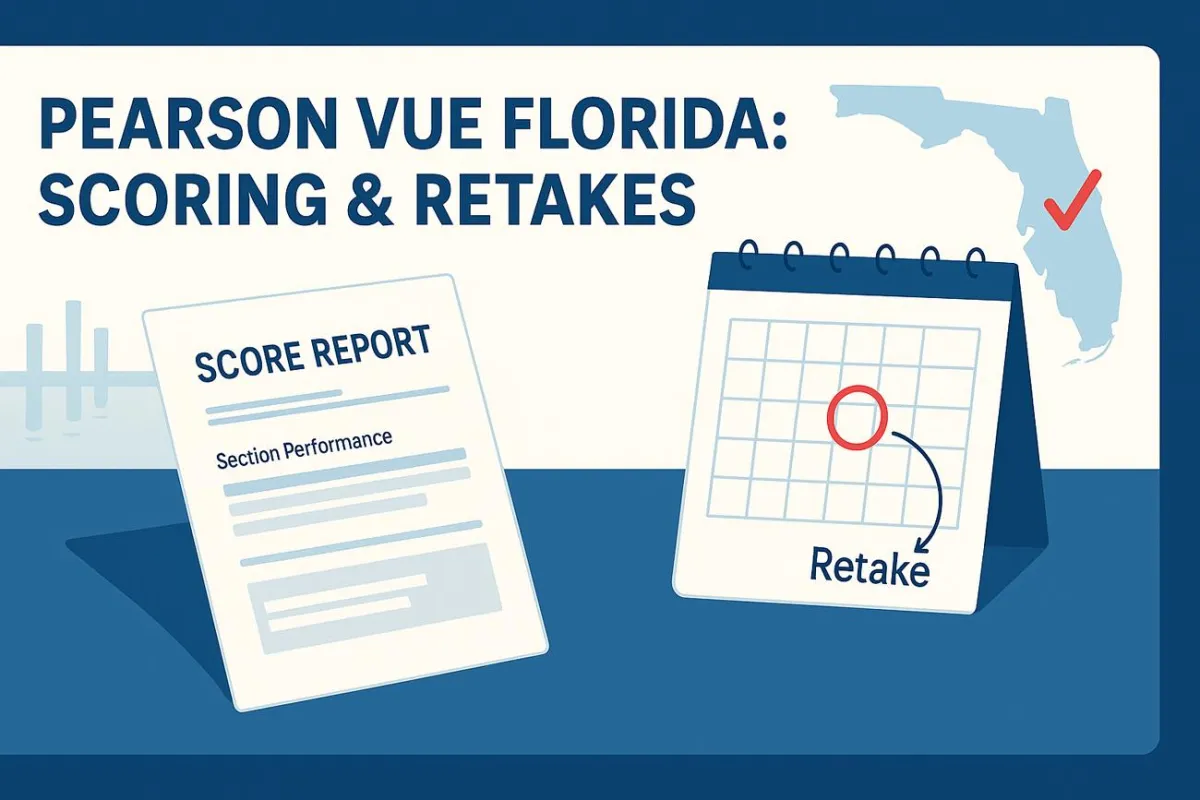 Pearson VUE Florida: Scoring, Score Reports & Retakes for Marine Specialty Contractors