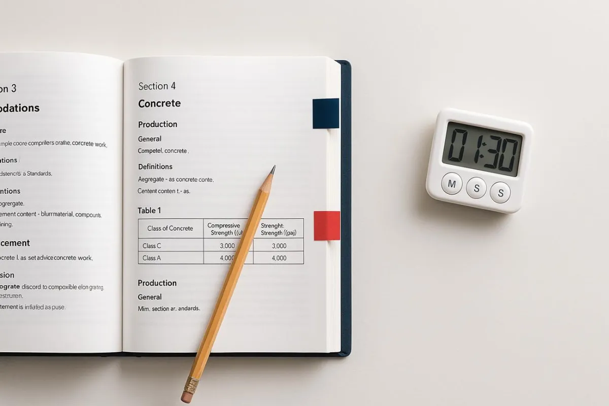 Reading the Code Books Faster in South Carolina: Concrete Paving Exam Prep Guide