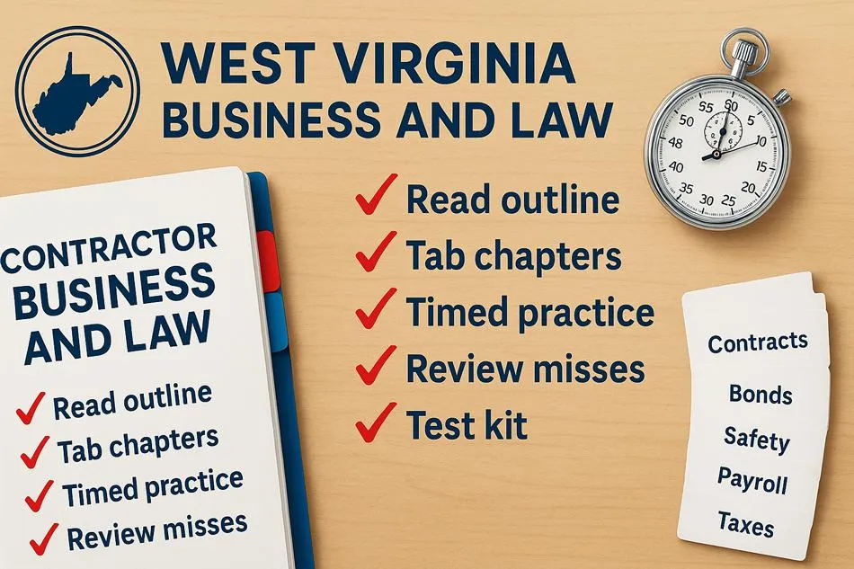 Top Tips to Pass the West Virginia Business & Law Exam (2025)