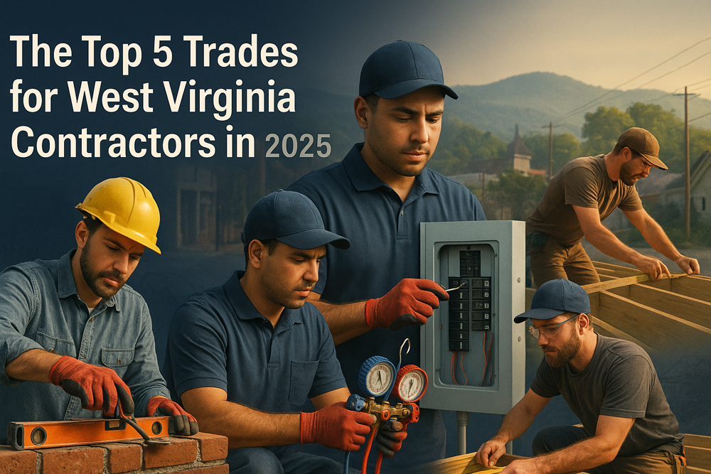 Top 5 Trades for West Virginia Contractors in 2025
