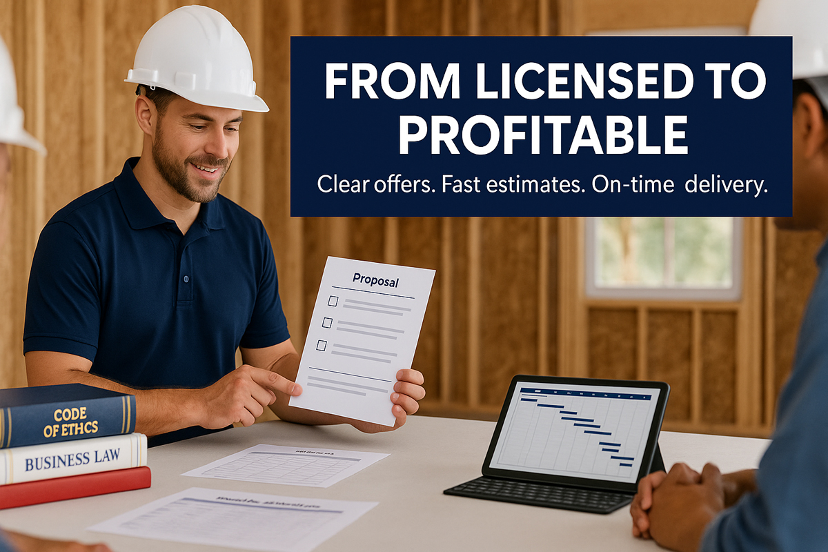 How to Build a Profitable Contracting Business After Licensing