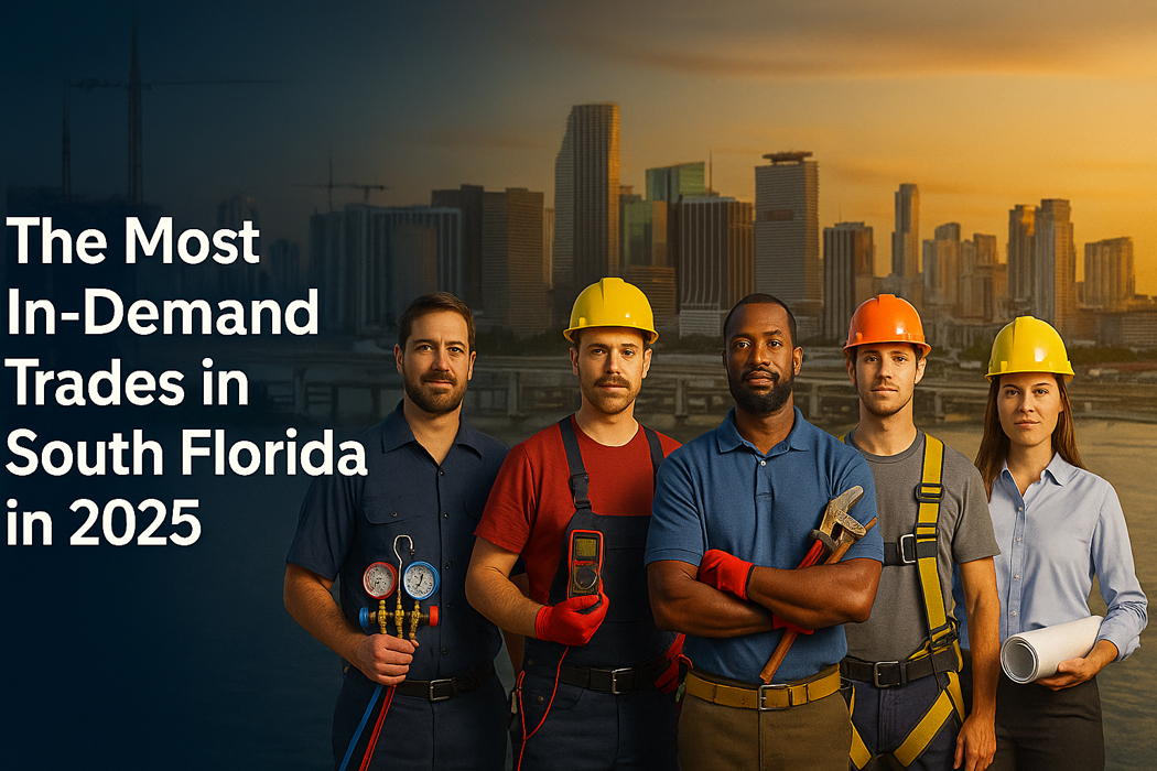 Most In-Demand Trades in South Florida 2025: HVAC, Electrical, Plumbing, Roofing, and GC Licensing Guide