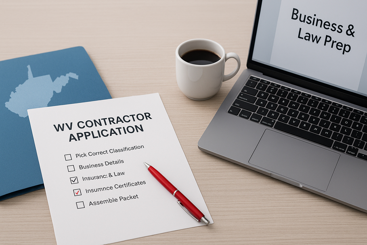 5 Common Mistakes on the WV Contractor Application