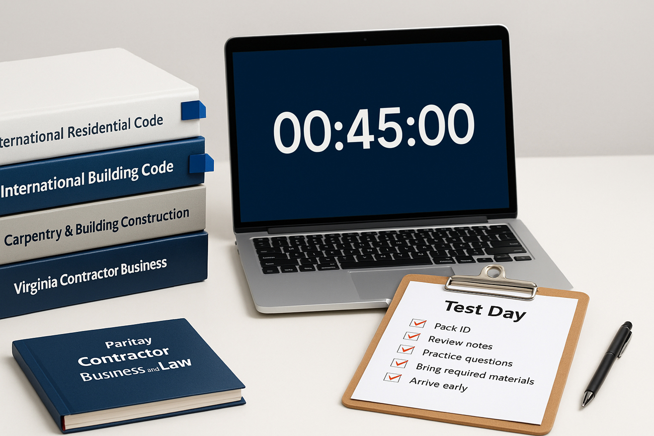 How to Pass the Virginia Contractor Exam Without Stress