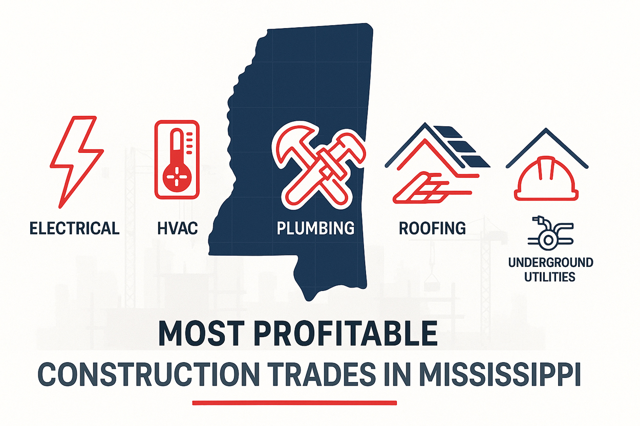Most Profitable Construction Trades in Mississippi (2025 Guide)