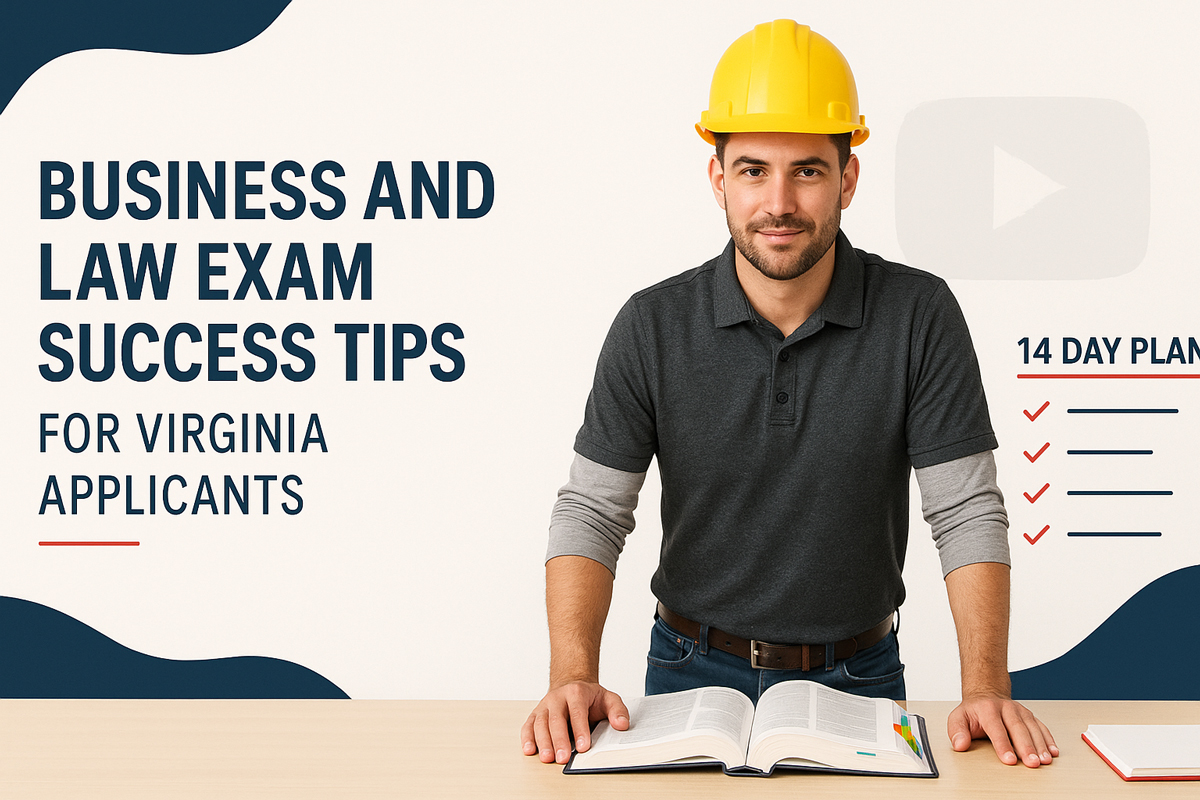 Virginia Business and Law Exam Tips for Virginia Contractors