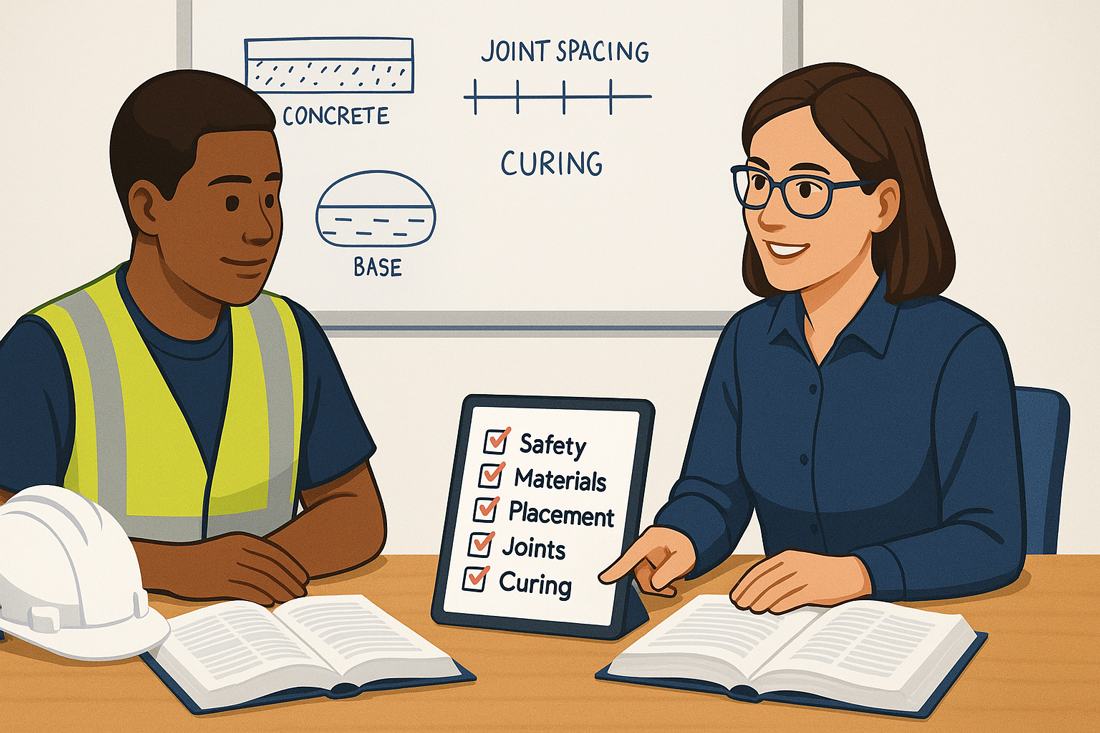 One-on-One Tutoring for the South Carolina Concrete Paving Exam