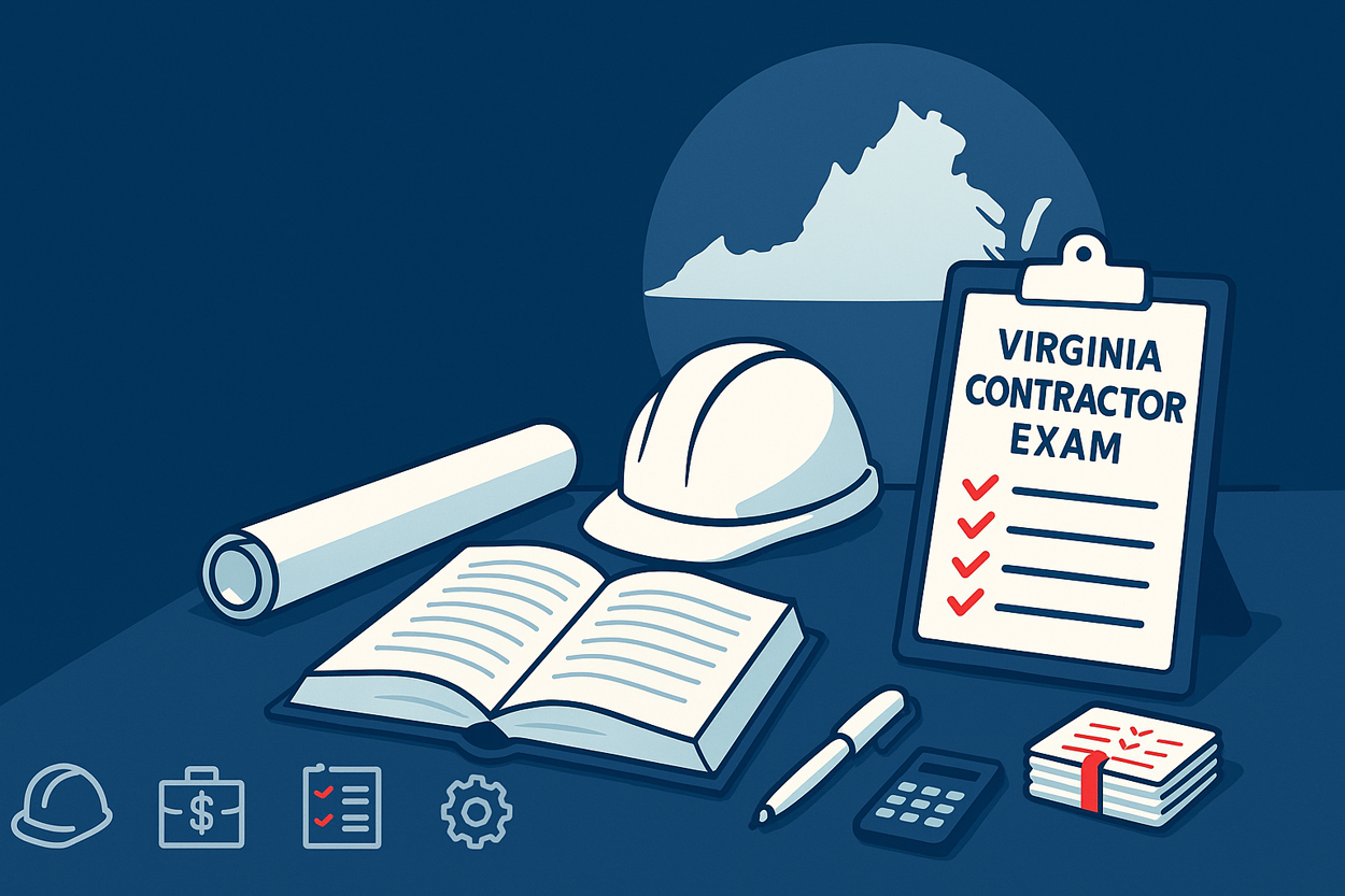 Virginia Contractor Exam Guide: Sections, Book Requirements, and How to Study