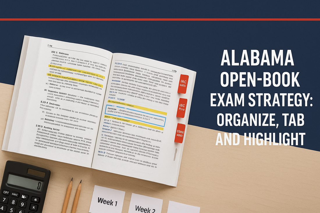 Alabama Open-Book Exam Strategy: Organize, Tab and Highlight