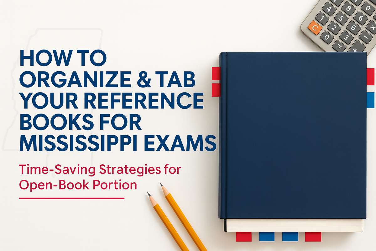 How to Organize and Tab Reference Books for Mississippi Exams