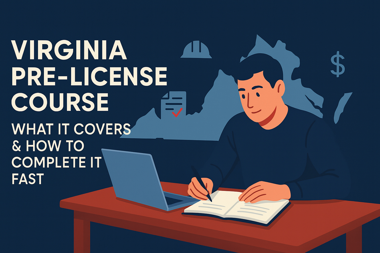Virginia Pre-License Course: What It Covers & How to Complete It Fast (2025 Guide)