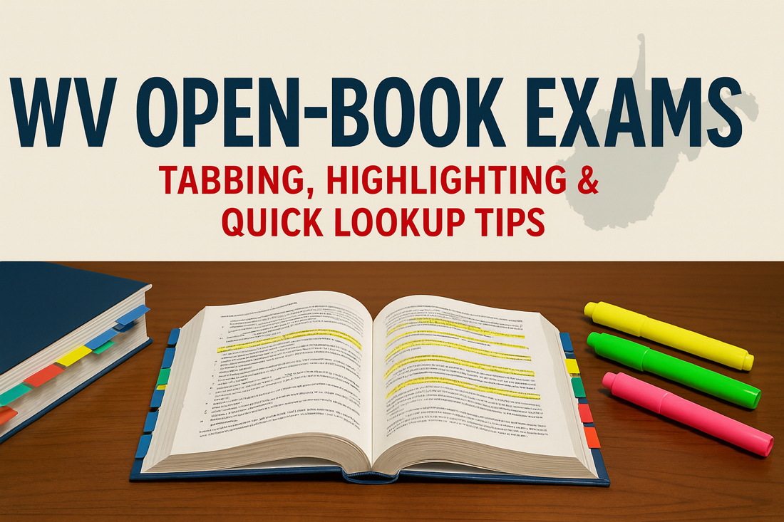 WV Open-Book Exam Prep: Tabbing, Highlighting and Quick Lookup Tips
