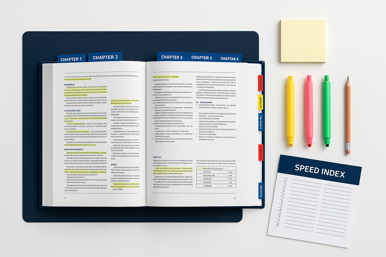 Open-Book Exam Mastery: Tab, Highlight & Organize for Speed