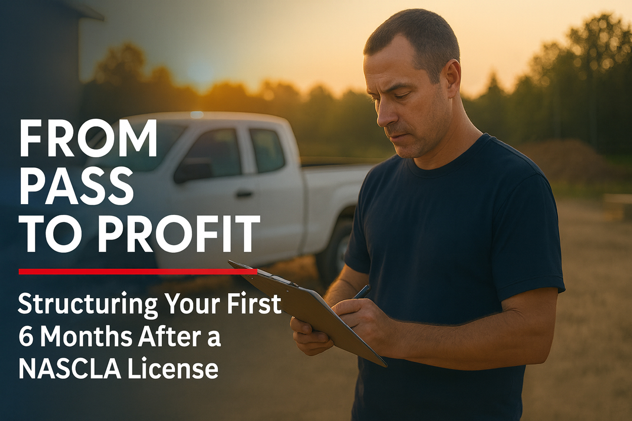 From Pass to Profit: Your First 6 Months After a NASCLA License
