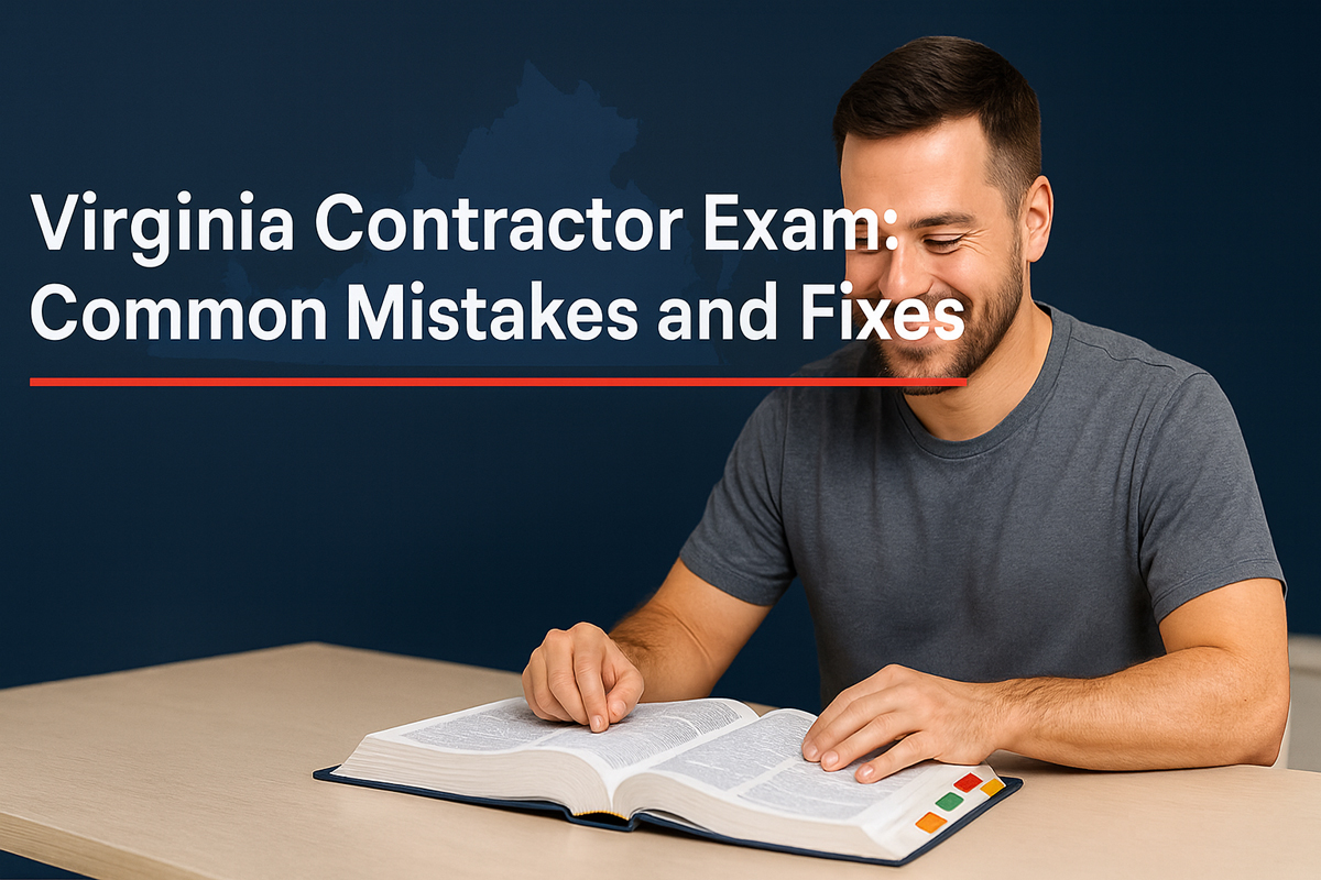 Virginia Contractor Exam: 12 First-Time Mistakes and How to Avoid Them (2025 Guide)