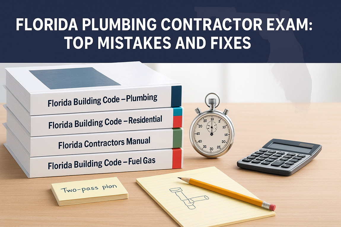 Florida Plumbing Contractor Exam: Top Mistakes and Fixes