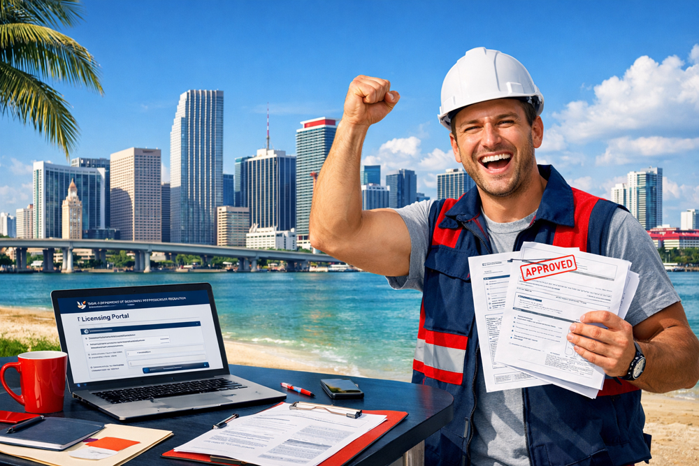 After You Pass: Miami Contractor Checklist – DBPR Application, County Registration, and Starting Your Business