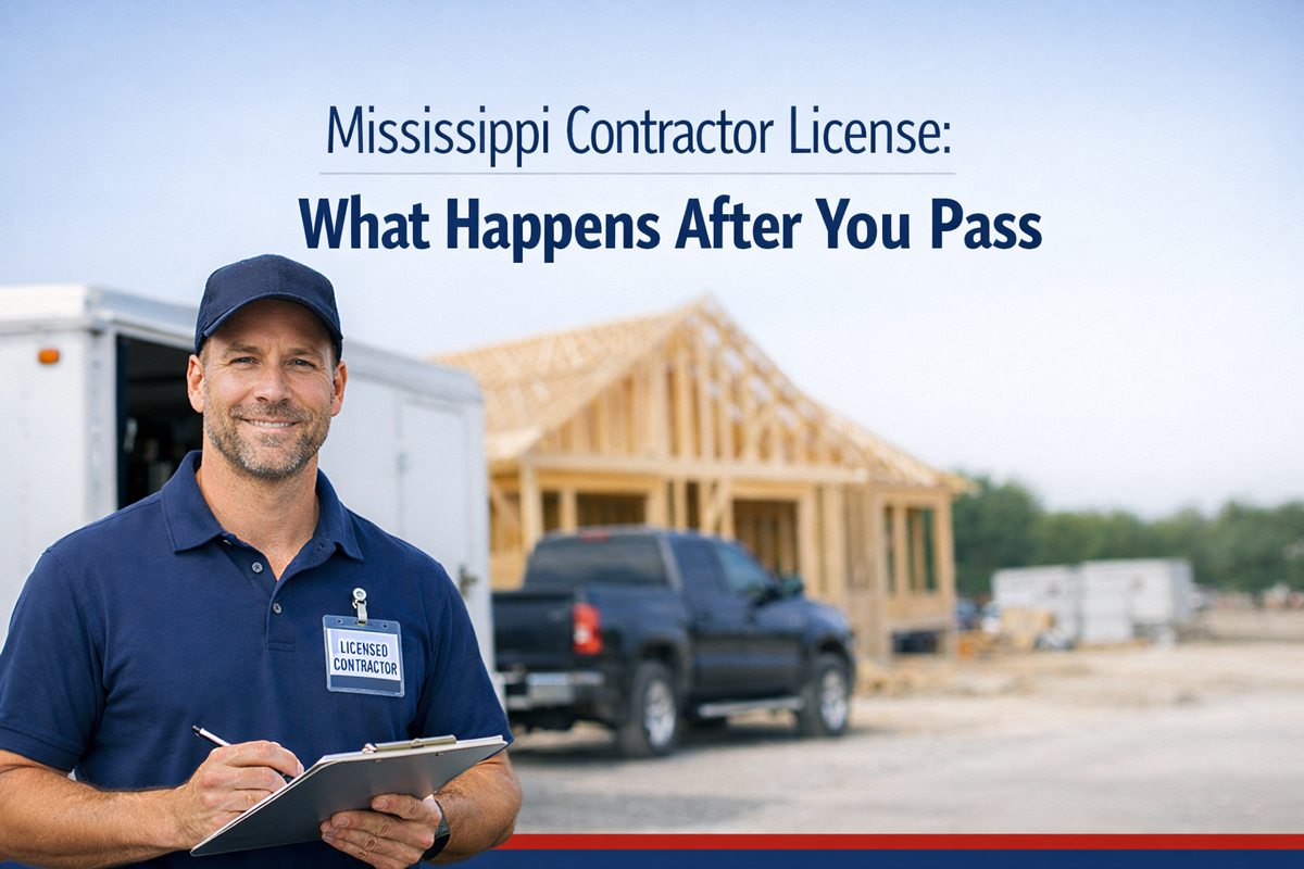 What Happens After You Pass: Mississippi Contractor License Steps, Insurance, and Compliance Checklist