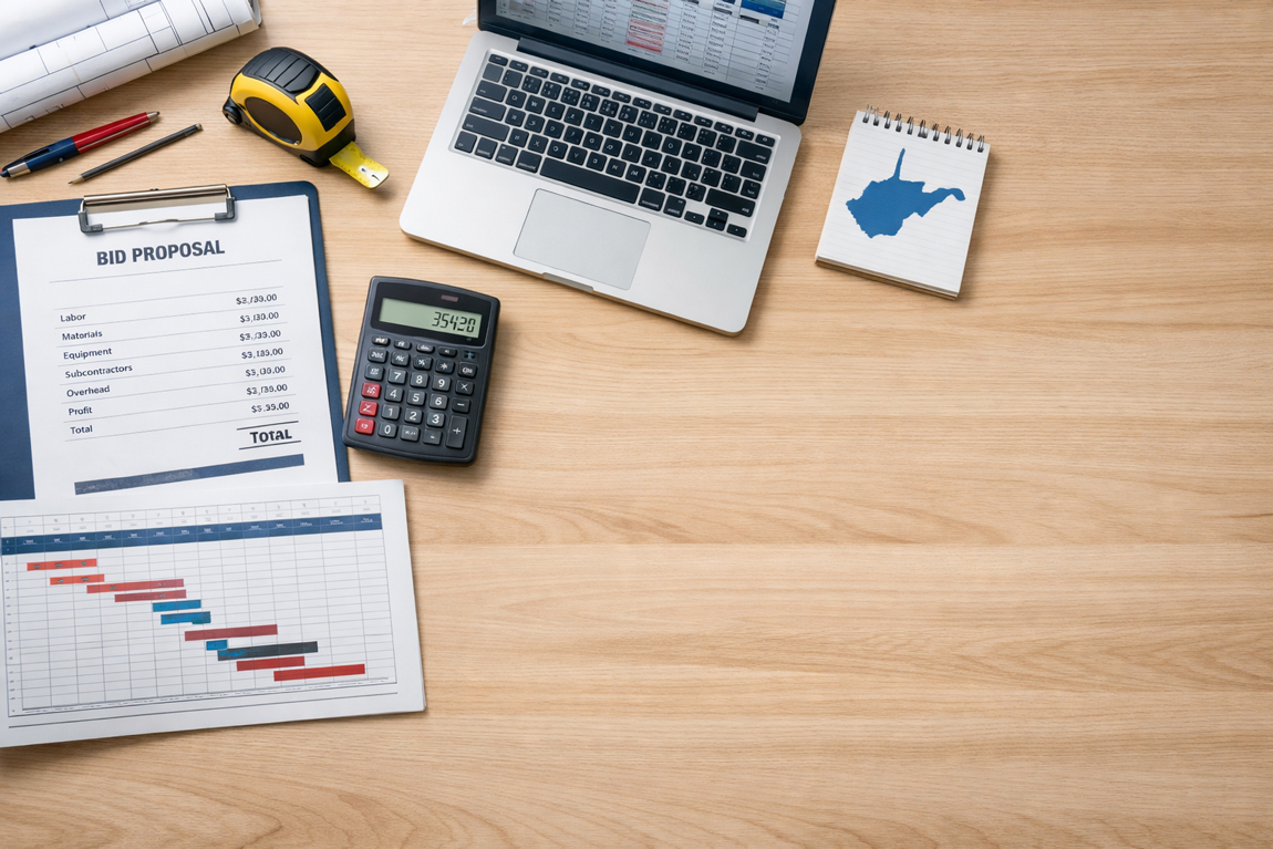 How to Estimate and Bid Projects in West Virginia: A First-Time Contractor’s Guide