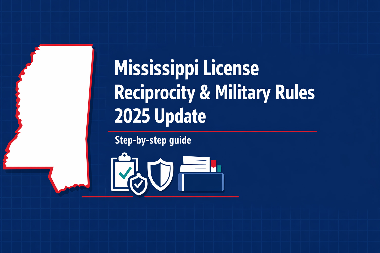 Mississippi Contractor License Reciprocity and Military Rules 2025