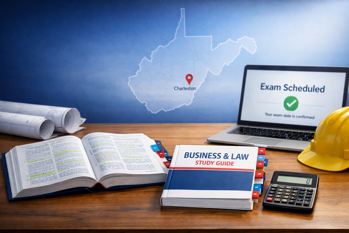 West Virginia Contractor License Exam 2026: Requirements, Prov Testing, Business & Law, and Prep
