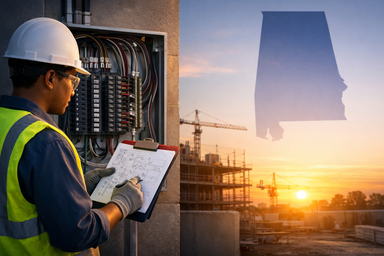 Alabama Electrician License Requirements 2026: Journeyman vs Electrical Contractor