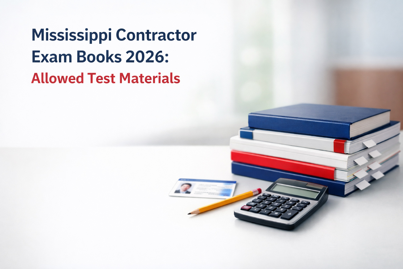Mississippi Contractor Exam Books 2026: Allowed Test Materials