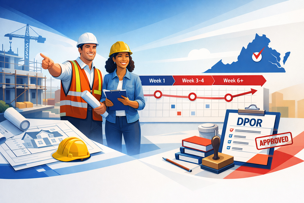 How Long to Get a Virginia Contractor License? 2026 DPOR Timeline and Steps