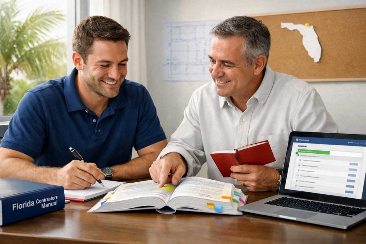 Contractor Tutoring: From Diagnostic to Florida Exam Day