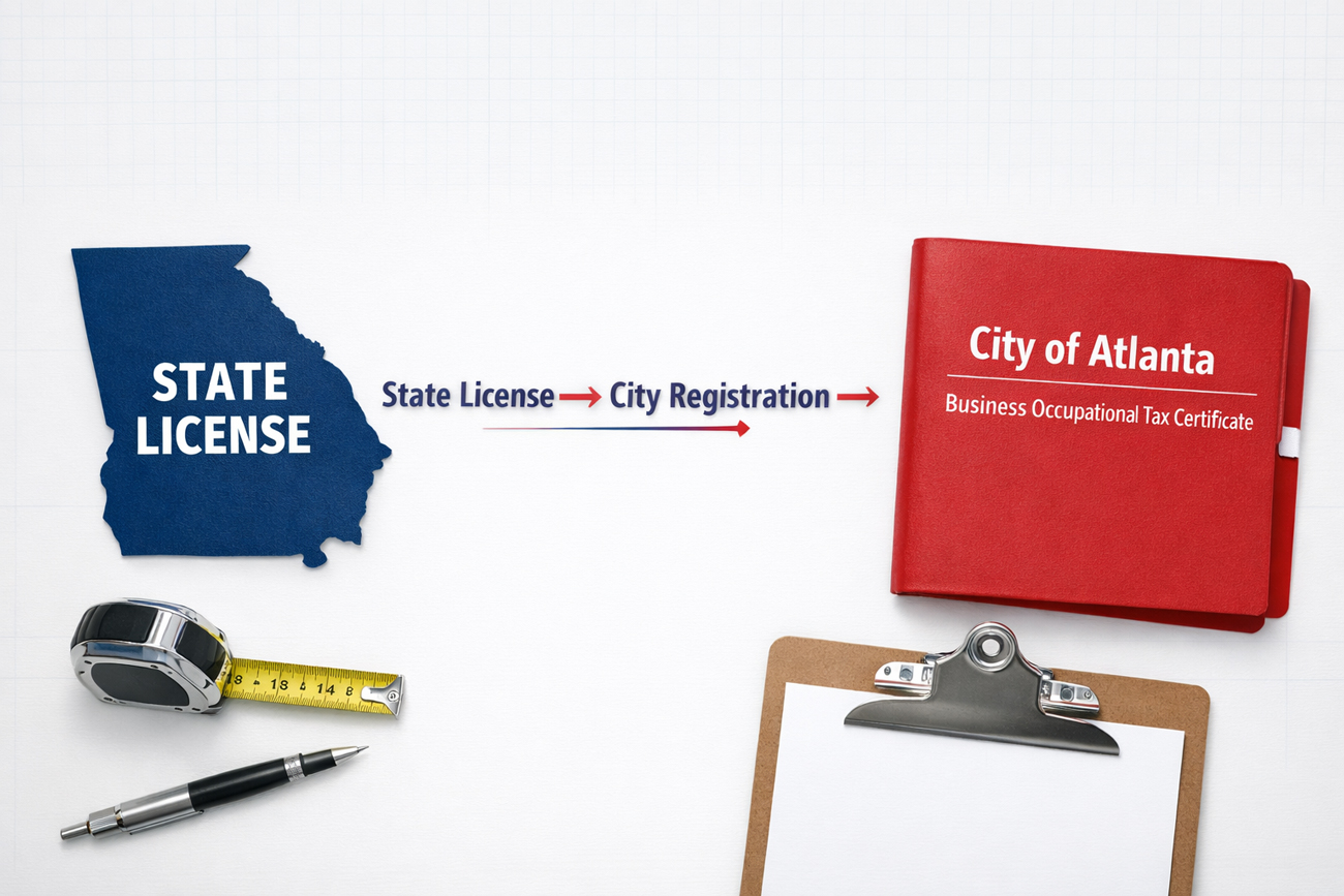 Atlanta Contractor Licensing 2026: State License vs City Registration