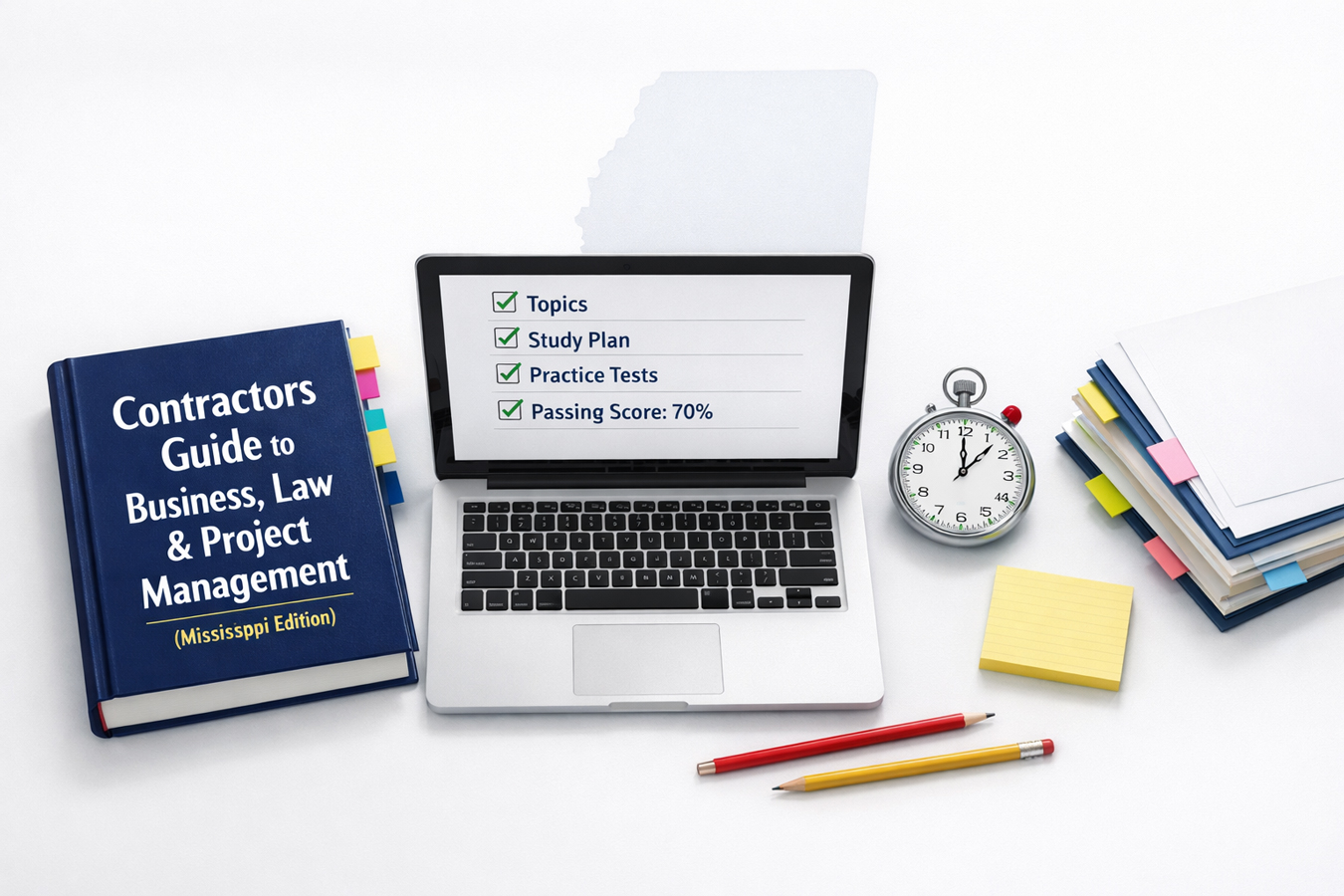 Mississippi Contractor Business & Law Exam 2026: Topics, Study Tips & Passing Score