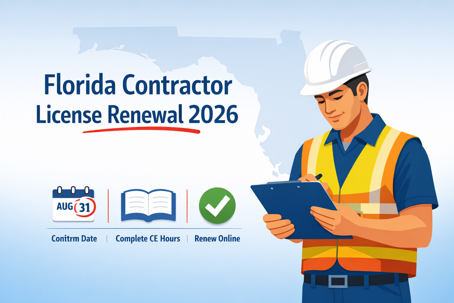Florida Contractor License Renewal & Continuing Education Requirements 2026