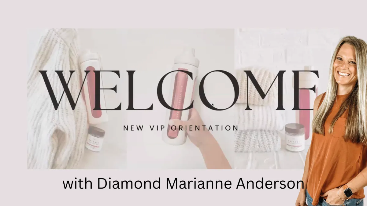 NEW VIP orientation with Marianne Anderson