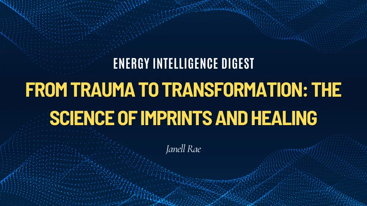 From Trauma to Transformation: The Science of Imprints and Healing