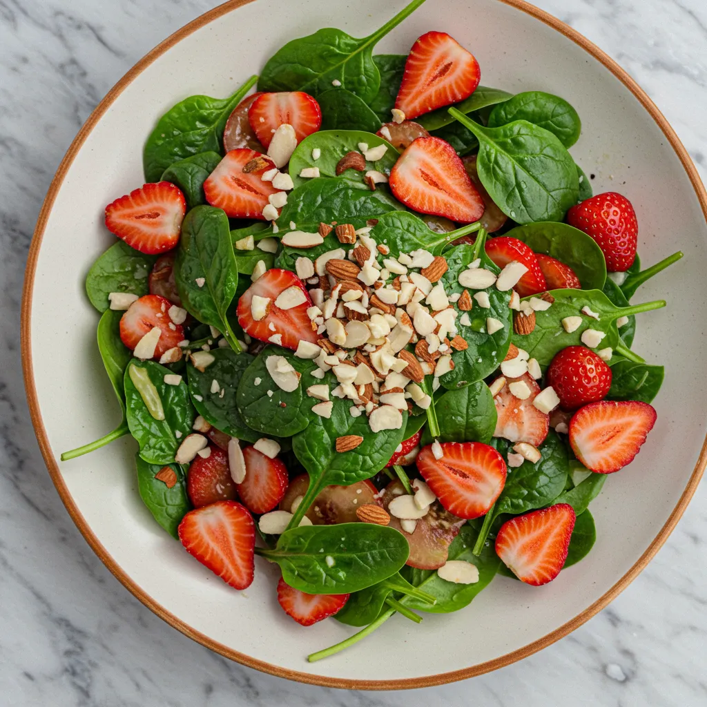 Strawberry Spinach Salad