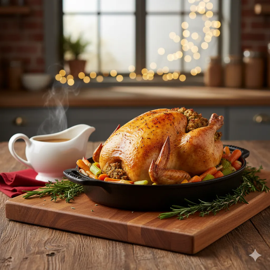 Festive Roast Chicken Herb Stuffing