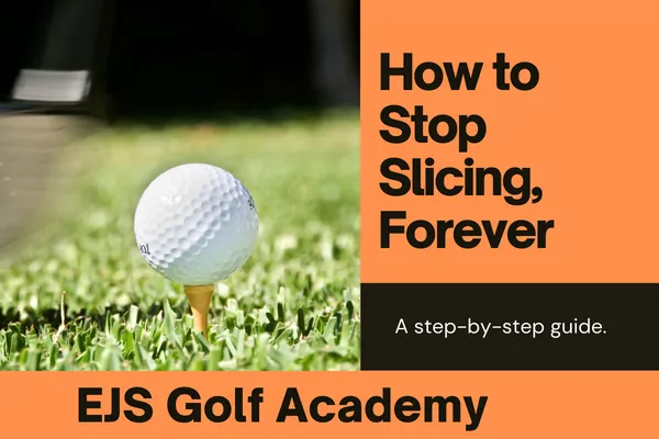 Pic with text about fixing slicing golfers