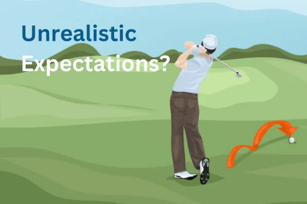 Golfer Hit Poor Shot