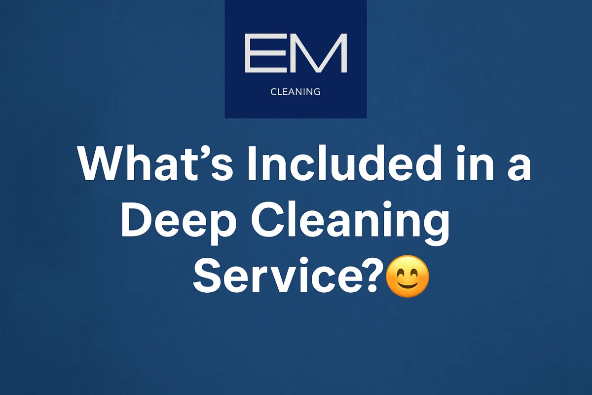 What's Included in a Full House Cleaning Service?
