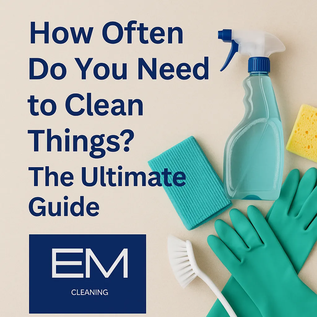 How Often Do You Need to Clean Things? The Ultimate Guide by E&M Clean, San Diego’s Trusted Cleaning Service
