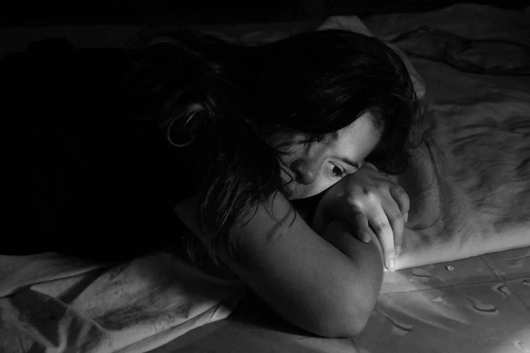 Woman feeling emotionally drained in her marriage to a controlling husband