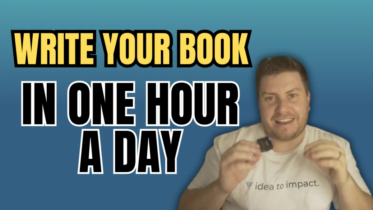 How To Write a Strategic, High Impact Book In One Hour a Day
