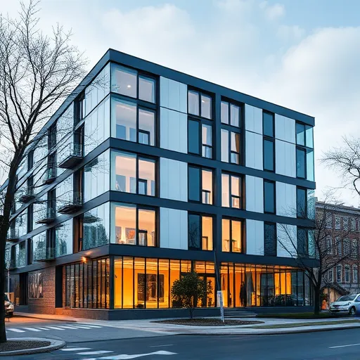 A modern, ipari stílusú Budapest városképe, ahol geometrikus formákban és szigorú vonalvezetésű épületek találhatók minimalistikus Bauhaus ihletésű dizájnban. A színpaletta sötétszürkék, mélykékek és mély narancs árnyalatok kombinációja nyugalmat és professzionalizmust sugall. A háttérben stilizált ikonikus ábrázolások mutatják az ipari fűtőtesteket és klímaberendezéseket, finoman illeszkedve a városi környezet épületeinek geometrikus vonalai közé. A kép középpontjában egy letisztult, grafika-szerű tervrajz stílusú ábrázolás látható, amely a fűtési és légkondicionáló rendszerek csöveit és szelepeit egyszerű, józanságot tükröző vonalakkal ábrázolja. Ezeket egy narancssárga fénysugár világítja meg, árnyalatokba burkolva a sötétebb területeket. Egy különleges, stilizált városi térkép részlet is megjelenik, kiemelve a fűtés és klimatizálási infrastruktúrát, mintha egy futurisztikus, minimalista város térképét szemlélnénk – ahol minden geometrikus forma és egységes színpaletta összekapcsolja az elemeket. Az összhatás elegáns, intelligens és professzionális, jelezve az ipari fűtés és klíma szolgáltatások magas színvonalát, miközben letisztult és esztétikus megjelenése szívélyesen vonzza a néző figyelmét.