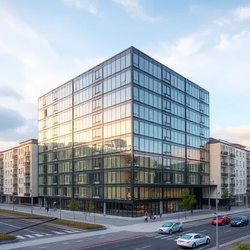 A modern városi környezetben elhelyezkedő, high-tech légkondicionáló és fűtési rendszer központi eleme, tiszta vonalak és letisztult dizájn jellemzi. A háttérben Kecskemét városi sziluettje látható alacsony felhőkarcolókkal, modern épületekkel és zöldterületekkel. A kép hangulata professzionális és megbízható, a színpaletta hideg kék és szürke árnyalatokat, valamint meleg fényeket alkalmaz a komfort és energiahatékonyság hangsúlyozására. Különleges geometrikus mintázat fut végig a kép felső vagy alsó részén, utalva az energiarendszerek hatékonyságára, például stilizált optikai háló vagy energiatartály motívummal. A részletesen rajzolt szellőzőnyílások és légcsatornák kiemelik a technikai precizitást, míg a játékos fény-árnyék hatások a rendszer komplexitását és a modern technológia rugalmasságát tükrözik. Az összhatás tiszta, strukturált és hi-tech stílusú, bizalmat keltve az olvasóban a megbízható és innovatív technológiai megoldások iránt, kizárólag technikai elemek, városi környezet és hangulati árnyalatok ábrázolásával.