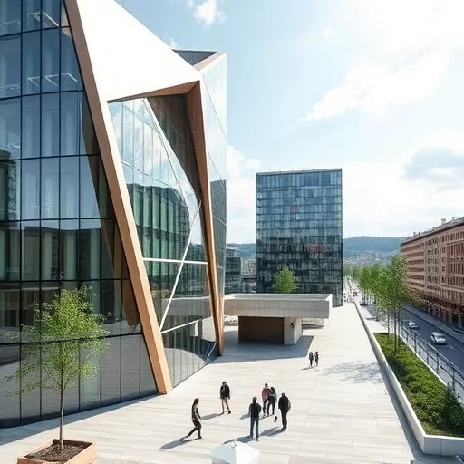 Színes, geometrikus absztrakció stílusban megalkotott modern Budapest városkép, háttérben felhőkarcolókkal és régi épületekkel, élénk kékség, narancs és sárgavíz árnyalatokkal. A kép központjában egy futurisztikus, geometrikus megjelenésű ikonikus fűtési és klíma berendezés lebeg, szálas színű sávokra darabolva, mintegy üvegszerű vagy mozaikos hatással. A város energiatakarékosságának szimbólumaként az elemek finoman összefonódnak, körülöttük geometrikus felhő- vagy szélmotívumok jelzik a fenntarthóságot. A kép keresztmetszet-szerű víz-, levegő- és energiaáramlásokat ábrázol, futurisztikus módon összekötve Budapest jövőjét. Napenergiás panelek és energiatakarékos rendszeralkatrészek jelennek meg játékosan, hangsúlyozva a környezetbarát technológiák innovativitását. Az összhatás nyugodt, lendületes, élénk színekkel, a fenntarthatóság és költséghatékonyság üzenetét közvetítve, futurisztikus és geometrikus elemekkel kiemelve Budapest légkondicionálási és fűtési rendszereinek jövőbe mutató fejlődését.
