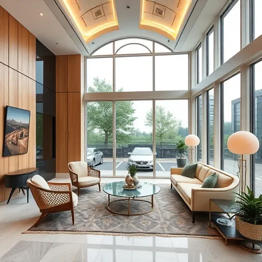 Egy modern, elegáns többlépcsős társasház Szombathely központjában, art deco stílusban tervezett homlokzatával, geometrikus mintákkal és fényes-matt fém részletekkel. Az épület előtt visszafogott, mégis figyelemfelkeltő energiatakarékos klíma- és fűtési rendszerek láthatók, amelyek harmonikusan illeszkednek a környezetbe, mint organikus részletek az épület homlokzatán. A háttérben Szombathely ikonikus városi épületei és történelmi jellegek rajzolódnak ki, finoman hangsúlyozva a város gazdag örökségét. A kép aranysárga és mély türkiz árnyalatokban pompázik, art deco színpaletta szerint kialakított arányokkal, professzionális és barátságos hangulatot teremtve. Részletesen megjelennek geometrikus mintázatú, energiatakarékos légkondicionáló egységek, stylizált fűtési csövek és energiatakarékos hieroglifák, amelyek műalkotáshoz hasonlóan díszítik a képet. Finom fény-árnyék játékok és letisztult formák hangsúlyozzák a modern technológia és az építészeti stílus harmonikus összhangját, így a kép futurisztikus és időtálló légkört sugall, kifejezve a nyugalmat és a szakmai megbízhatóságot.