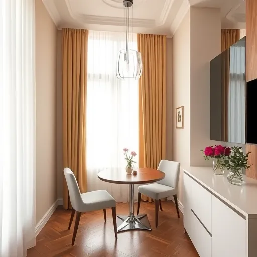 Egy modern, részletes kép Budapesten, városi tetőtéri lakásban, ahol egy profi technikus épp egy elegáns, szürke, fémes felületű légkondicionáló egységet szerel fel. Az ablakon át a Városliget fás, nyugodt környezete és a Duna folyó, valamint Budapest ikonikus épületeinek sziluettje látszik a távolban. A belső tér meleg, rusztikus stílusú, élénk színekkel és árnyékokkal játszó fényképen, miközben a légkondicionáló részletei és a szerelés folyamatát bemutató aprólékos kémiai és elektronikus alkatrészek kiemelkednek. A kép művészi módon, Neo-Expressionism stílusban, élénk mélykék, vörös és ezüst tónusokkal telített, dinamikus színkombinációkkal van átitatva, amelyek energiát és intenzitást kölcsönöznek a jelenetnek. A háttérben a városkép szürreális, festményszerű megjelenítést kap, ahol a történelmi és modern épületek összefonódnak, részletgazdag textúrák és színárnyalatok kiemelve a városi élet változatosságát és a technológia precizitását. A kép összhangban tükrözi a városi dinamizmust, a technológiai szakértelmet és az esztétikus művészi látványt egy ütős, élénk és lendületes hangulatban.