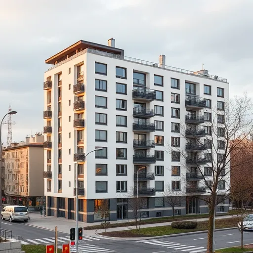 Nyugodt nyíregyházi városi utcarészlet modern fűtési és klímatechnikai megoldásokkal. A képen energiatakarékos split klímák, stílusos radiátorok és friss festésű épületek láthatók, amelyek harmonikusan illeszkednek a városi környezethez. Minőségi szolgáltatást közvetítő szakemberek dolgoznak szereléssel és ablaknál beszélgető családok mellett. A háttérben magas épületek, zöld fák és színes utcai feliratok nyílegyenesen vezetnek a megbízható, pénztárcabarát fűtés- és klímaszerelési szolgáltatásokhoz. A művészi social realism stílusban készült, meleg földszínek és realisztikus részletek hangsúlyozzák a professzionális, elérhető és nyugodt városi élet hangulatát.