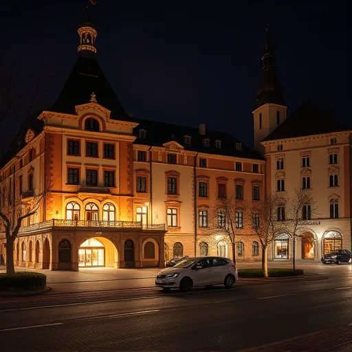 Impozáns klasszikus színházterem stílusú kép, középpontban egy régebbi típusú padlóleveles radiátor és egy modern, stílusosan kialakított légkondicionáló készülék, melyeket finoman kiemel a technológiai fejlődést és az összhangot hangsúlyozó design. A háttérben részletesen rajza Szolnok városképe, ahol a Tisza folyó enyhe romantikus hangulatban csillog, körülölelve ikonikus városi épületek és történelmi műemlékek látványával. A kép gazdag, meleg barackszíneket, mélykéket és arany árnyalatokat alkalmaz, mintha egy régi majolikán keresztül pillantanánk rá a városra. Finom textúrák, fény-árnyék játékok és lágy árnyékvetések adják a részletek gazdagságát, miközben egy apró, modern villanykészítő szobor szimbolizálja a korszerűséget. Az olasz reneszánsz stílusjegyeket felidéző, harmonikus kompozíció a múlt és a jelen elegáns egységét jeleníti meg, a színpaletta nyugalmat és megbízhatóságot sugározva, különösen a fűtés- és klímaszolgáltatások vizuális megjelenítésében Szolnok városában.
