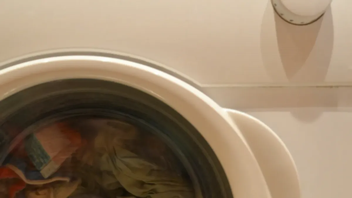 Fully loaded washing machine